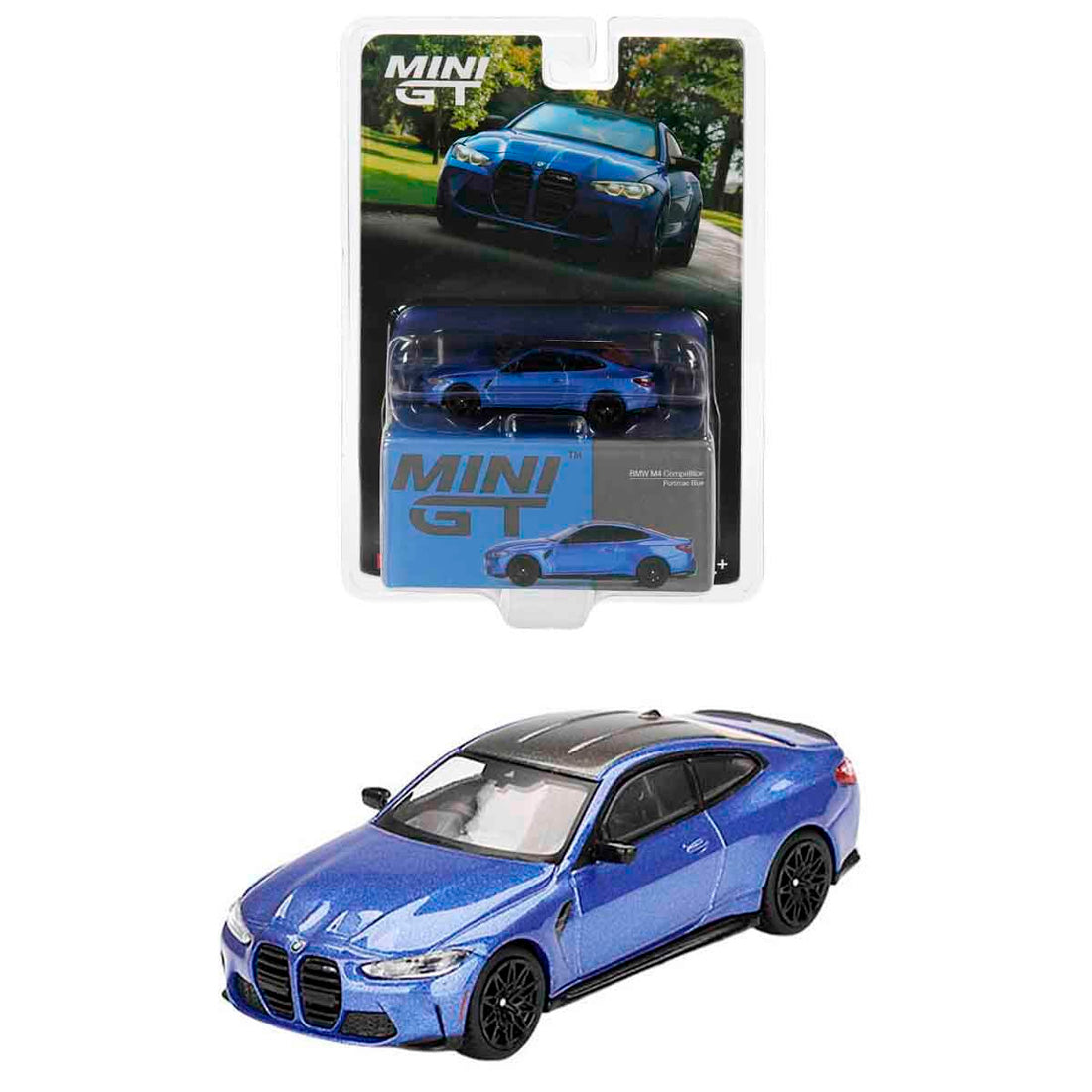 Mini Gt Bmw M4 Competition Portimao Blue 1/64 Mgt00845-Bl