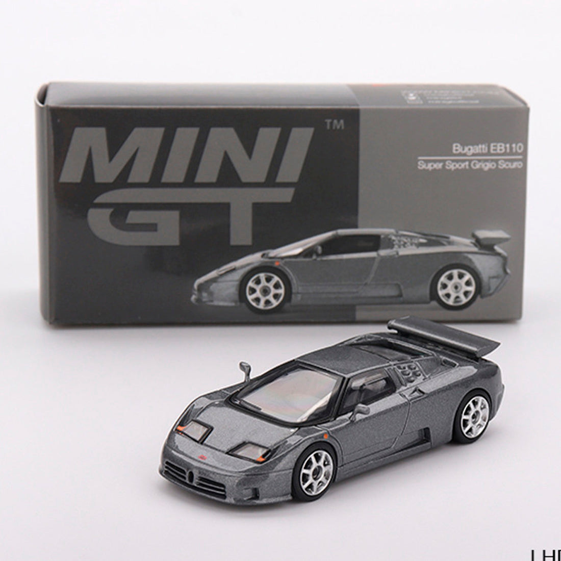 Mini Gt Bugatti Eb 110 Super Sport Grigio Scuro 1/64 Mgt01002