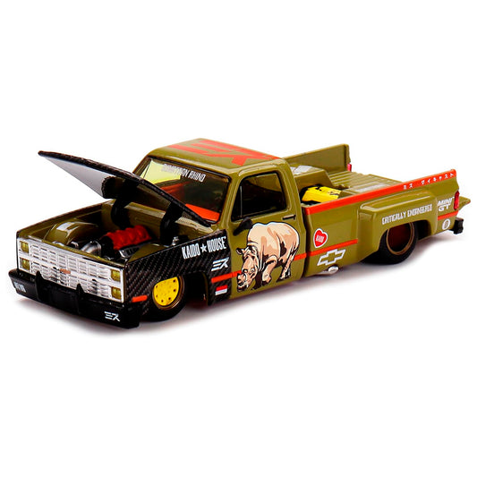 Mini Gt Chevrolet Silverado Sumatran Rhino 1/64 Khmg153