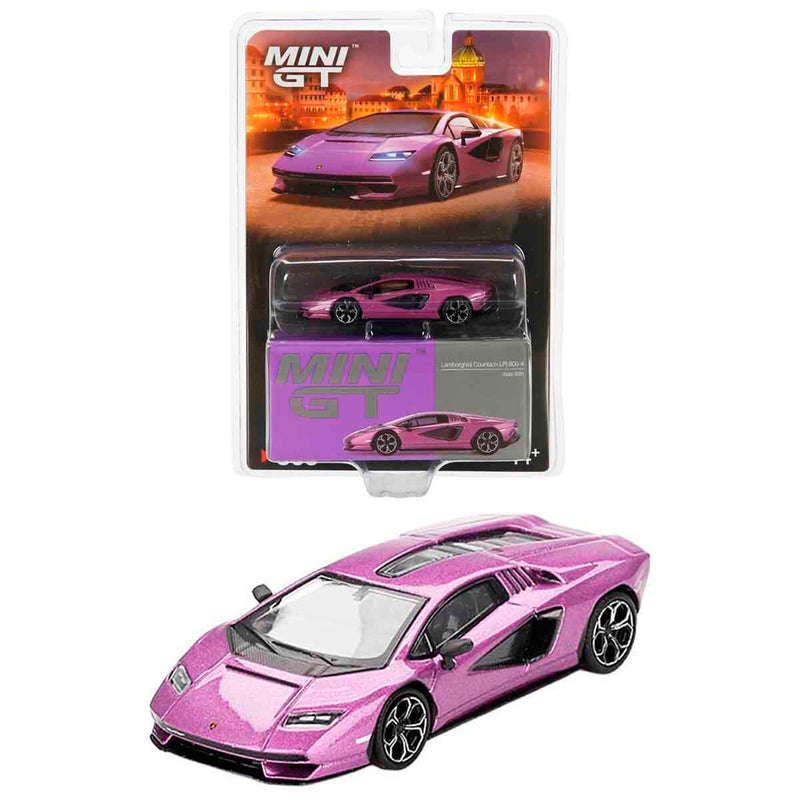Mini Gt Lamborghini Countach Lp 800 4 Viola 30 1/64 Mgt00865-Bl