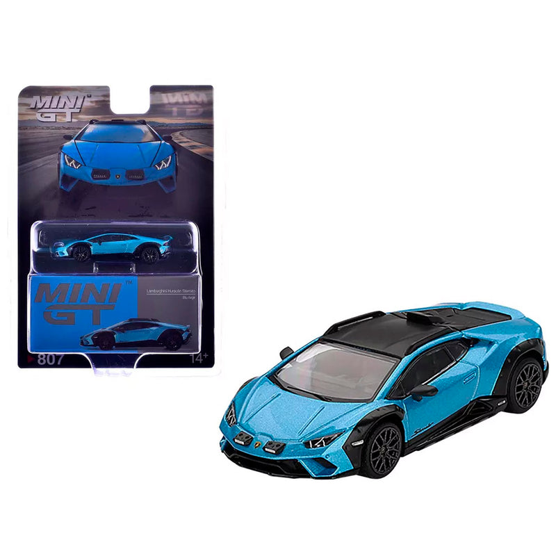 Mini Gt Lamborghini Huracan Sterrato Blu Aegir 1/64