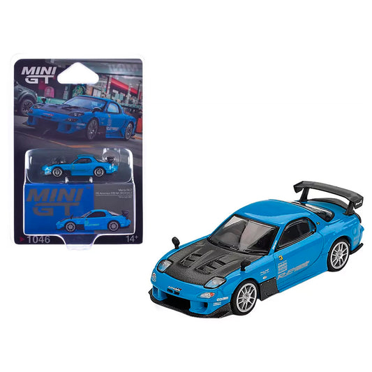 Mini Gt Mazda Rx7 Re Amemiya 20B Na Rotor 7 1/64 Mgt001046-Bl