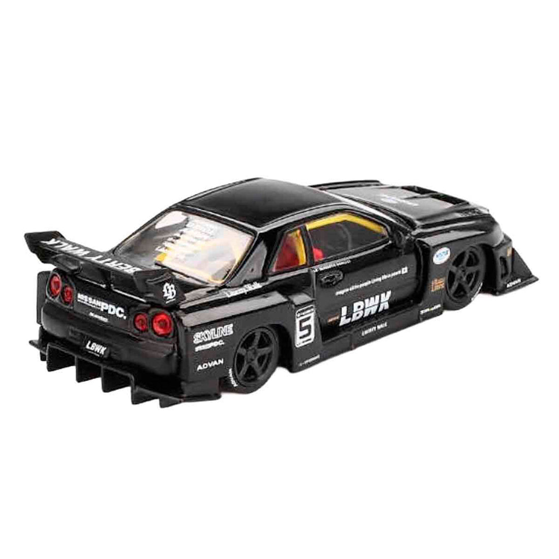 Mini Gt Nissan Lb Er34 Super Silhouette Skyline Black 1/64 Mgt00844-Bl
