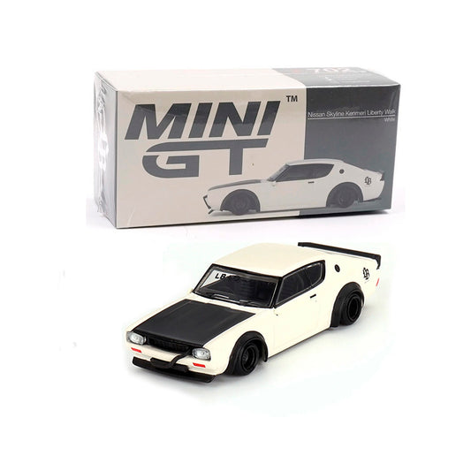 Mini Gt Nissan Skyline Kenmeri Liberty Walk White Mgt00702-R