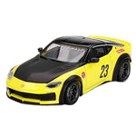 Mini Gt Nissan Z Lb Nation Works Ikazuchi Yellow 1/64 Mgt00826