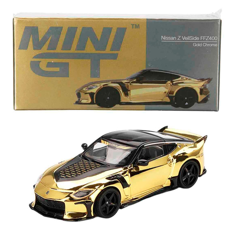 Mini Gt Nissan Z Veilside Ff Z400 Gold Choreme 1/64 Mgt00985