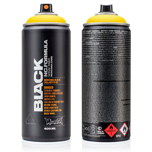 Montana Black 1025 Canlı Sarı 400 ml Sprey Boya - Graffiti Sanat ve Hobi Boyası