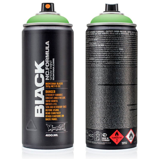 Montana Black 6000 Infra Green 400 ml Sprey Boya - Profesyonel Grafiti ve Sanat Boyası