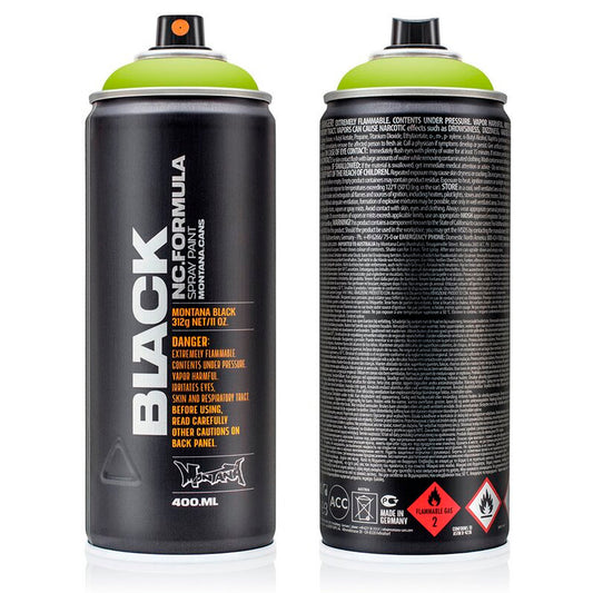 Montana Black 6010 Slimer 400 ml Sprey Boya - Graffiti, Sanat ve Hobi Boyası