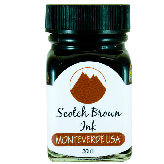 Monteverde Scotch Kahverengi 30 ml Mürekkep - Dolma Kalem ve Kaligrafi İçin Akıcı Yazım