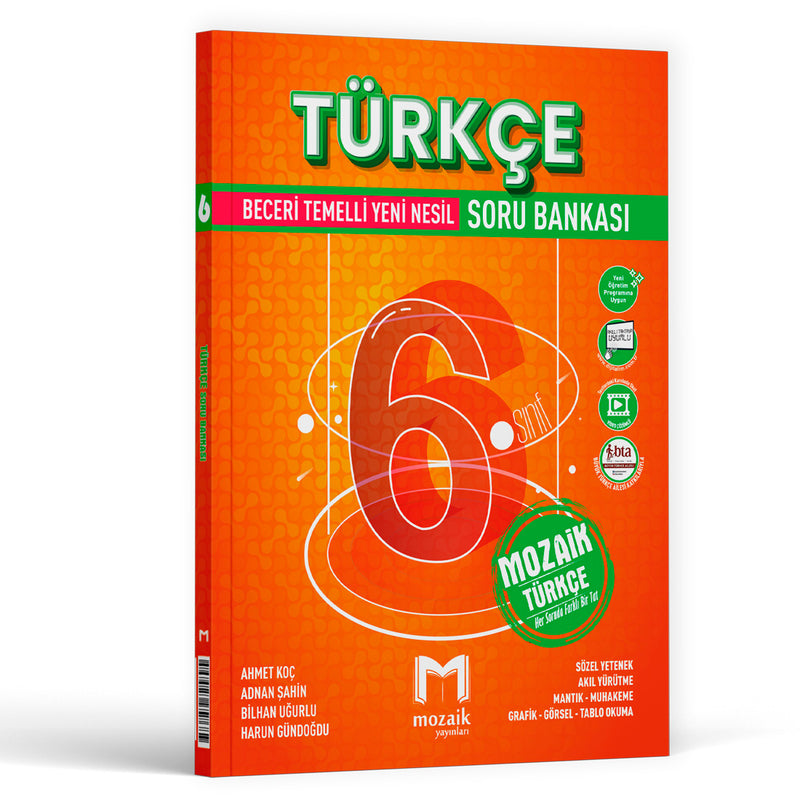 Mozaik Yayınları 6. Sınıf Türkçe Soru Bankası