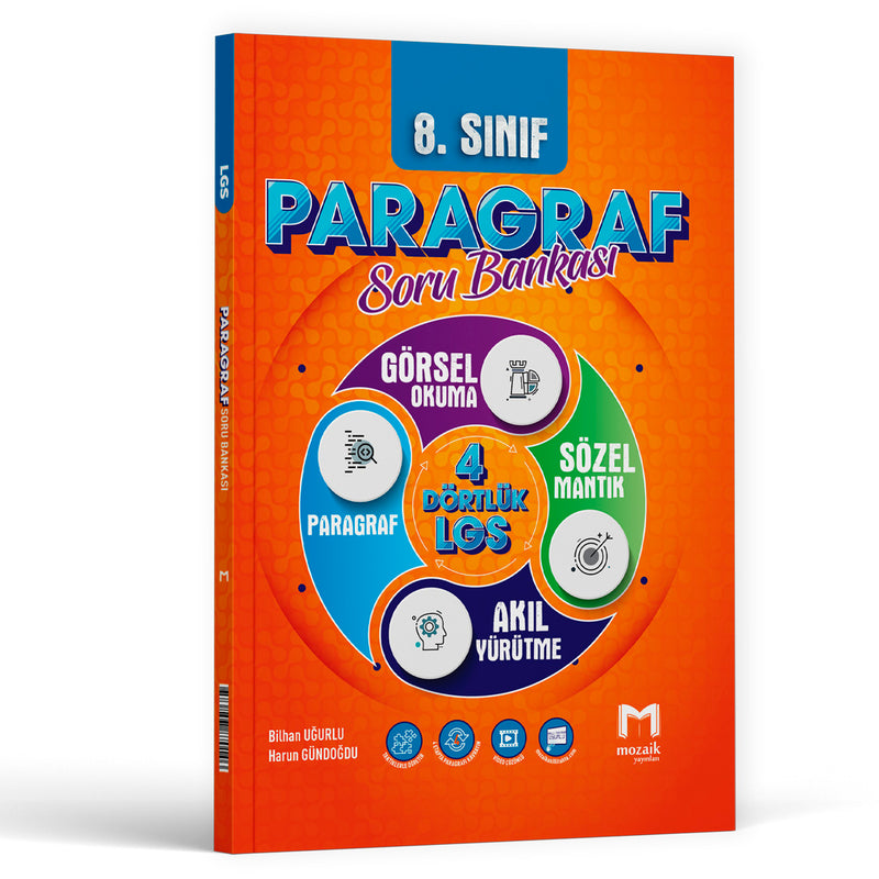 Mozaik Yayınları LGS 8. Sınıf Paragraf Mozaik Soru Bankası