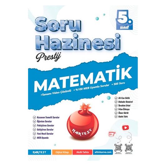 Nartest Yayınları 5. Sınıf Prestij Matematik Soru Bankası