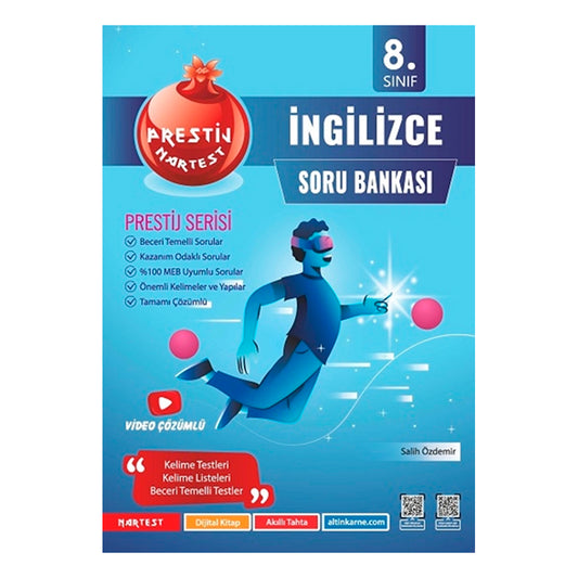 Nartest Yayınları 8. Sınıf Mod İngilizce Soru Bankası