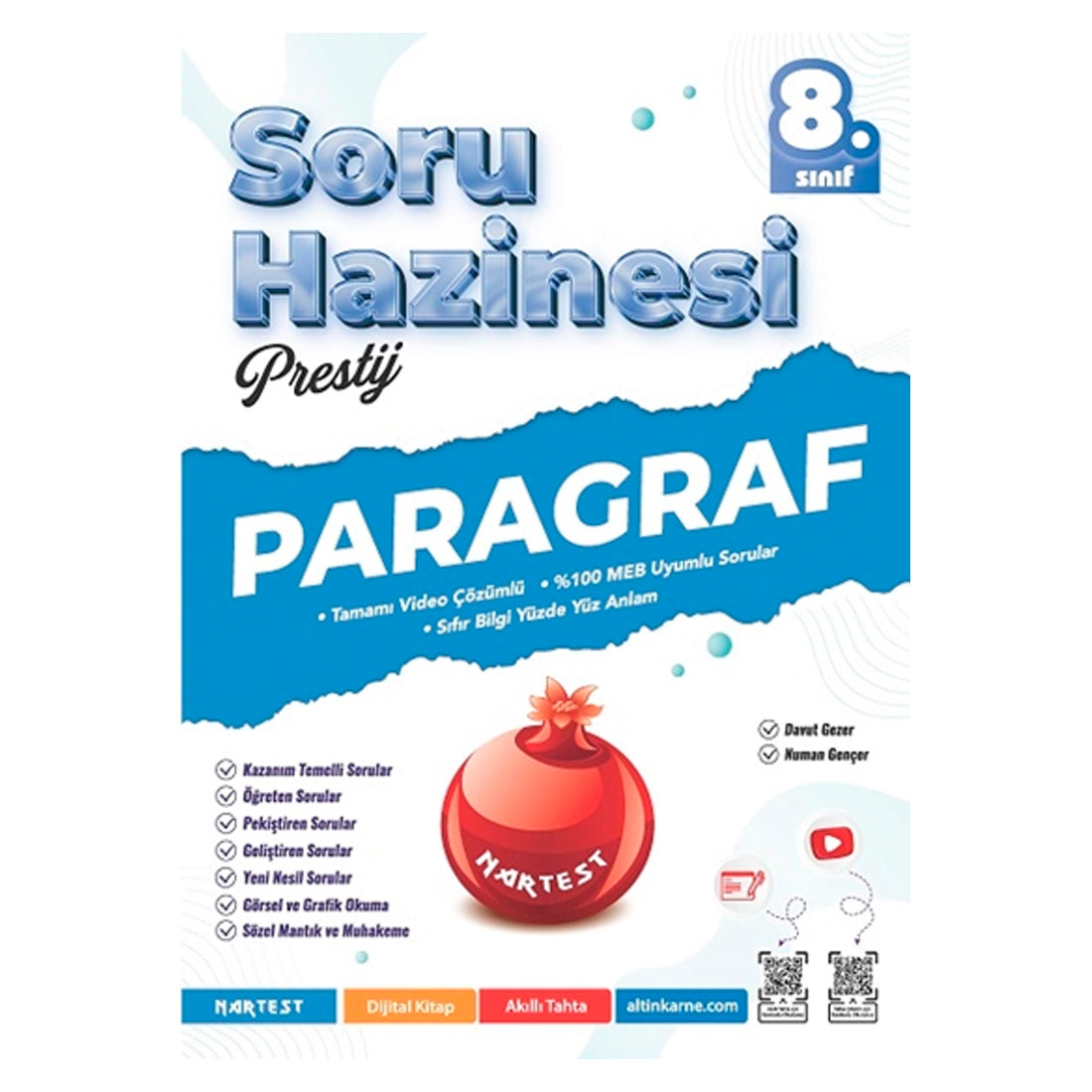 Nartest Yayınları 8. Sınıf Paragraf Soru Bankası