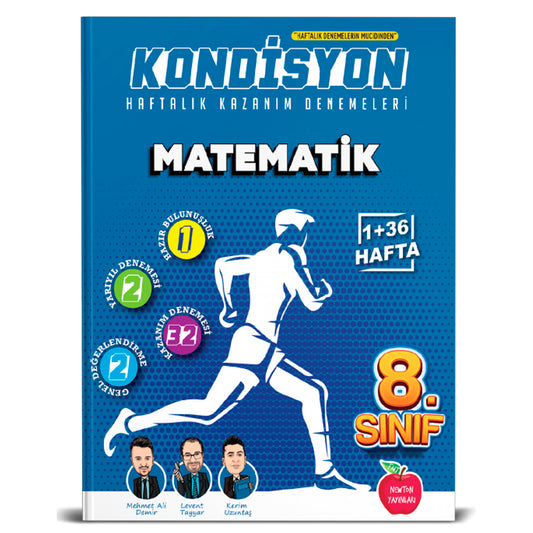 Newton Yayınları 8. Sınıf Matematik Kondisyon Haftalık Kazanım Denemeleri