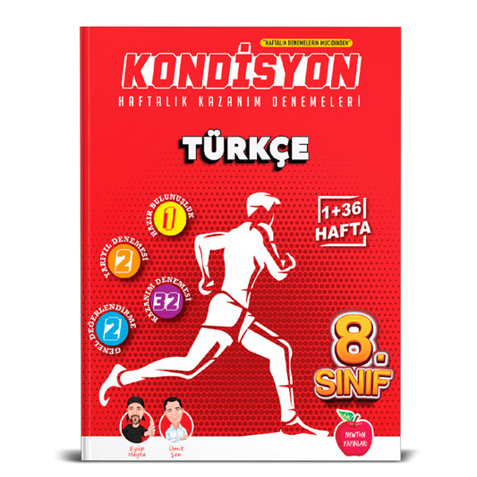 Newton Yayınları 8. Sınıf Türkçe Kondisyon Haftalık Kazanım Denemeleri