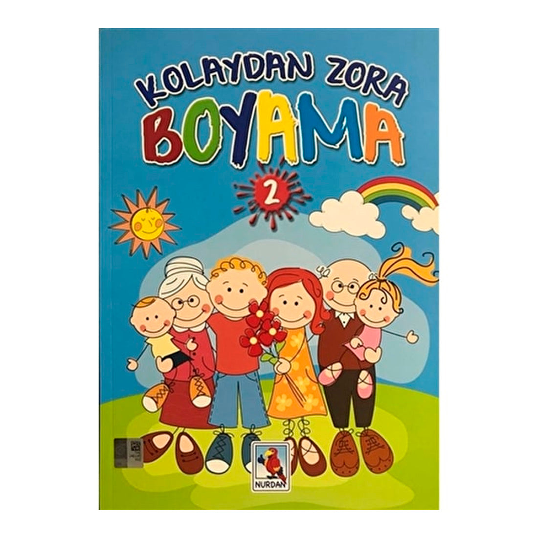 Nurdan Yayınları Kolaydan Zora Boyama 2