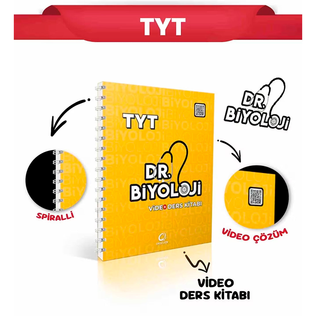 Oksijen Yayınları TYT Dr. Biyoloji Video Ders Kitabı