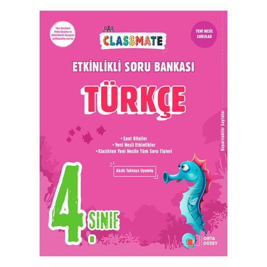Okyanus Yayınları 4. Sınıf Classmate Türkçe Etkinlikli Soru Bankası