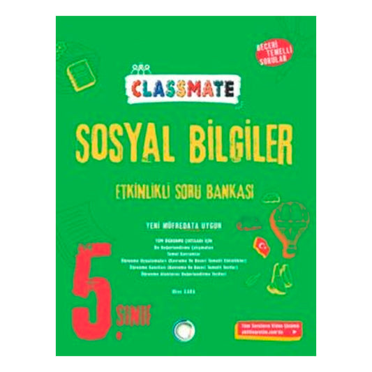 Okyanus Yayınları 5. Sınıf Classmate Sosyal Bilgiler Etkinlikli Soru Bankası