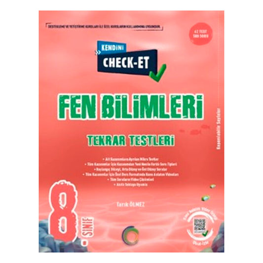 Okyanus Yayınları 8. Sınıf Kendini Check-Et Fen Bilimleri Soru Bankası
