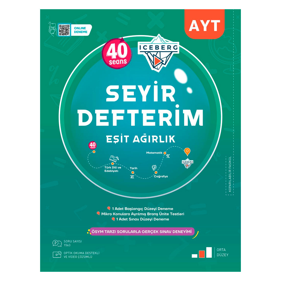 Okyanus Yayınları Ayt Eşit Ağırlık Seyir Defterim Soru Bankası