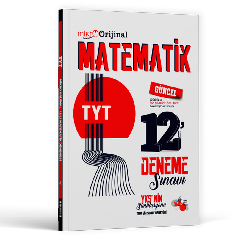 Orijinal Mikro Yayınları TYT Matematik 12 li Deneme Sınavı