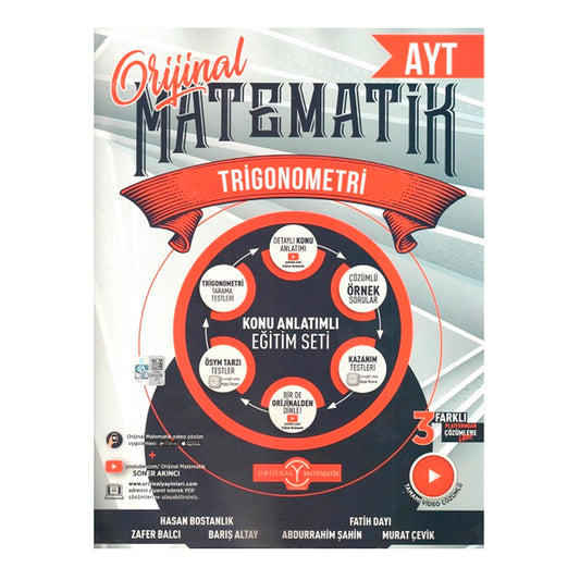 Orijinal Yayınları AYT Matematik Trigonometri Konu Anlatımlı