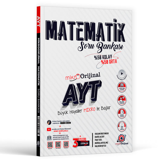 Orijinal Yayınları Mikro AYT Matematik Soru Bankası