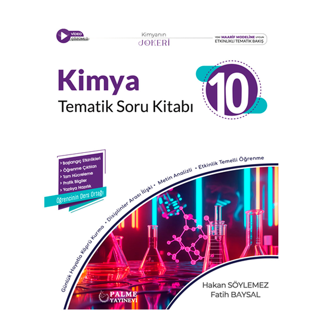Palme Yayınları 10. Sınıf Joker Kimya Soru Kitabı Tematik