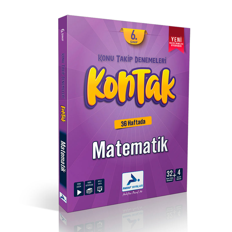 Paraf Yayınları 6. Sınıf Kontak Matematik Denemeleri