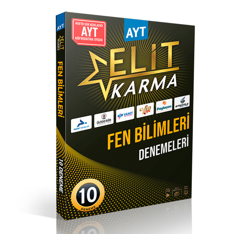 Paraf Yayınları AYT Fen Bilimleri Elit Karma Denemeler