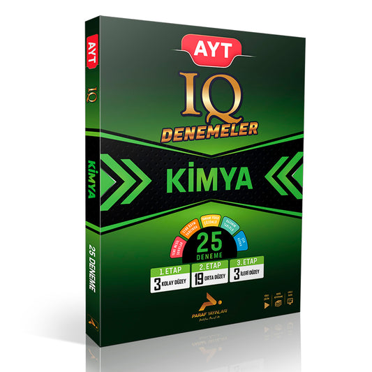 Paraf Yayınları AYT IQ Kimya Deneme