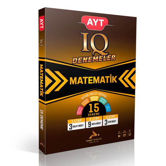 Paraf Yayınları AYT IQ Matematik 15'li Deneme