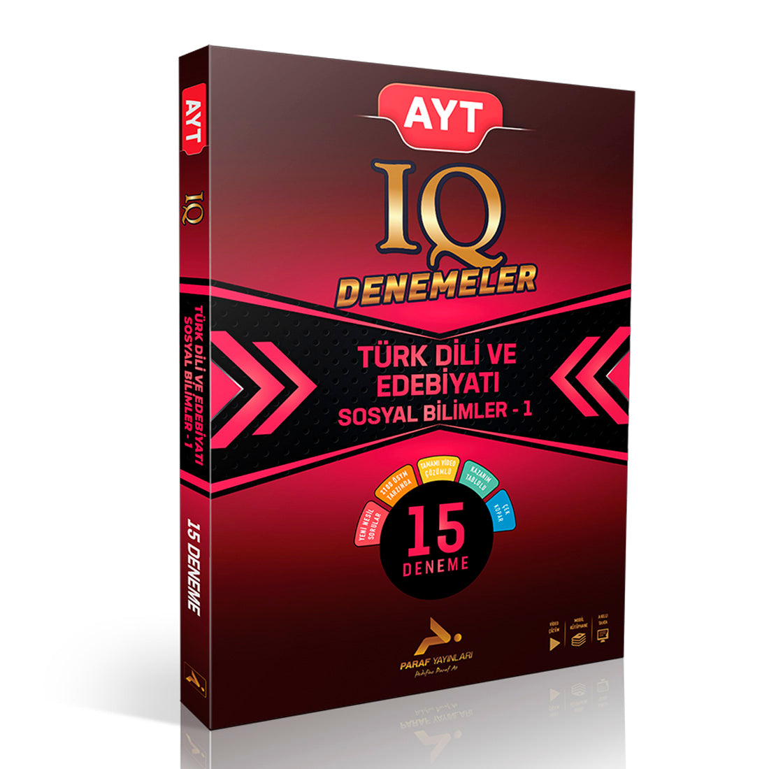 Paraf Yayınları AYT Türk Dili ve Edebiyatı Sosyal Bilimler -1 İQ 15 Deneme