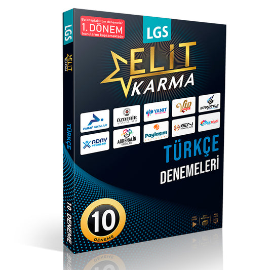 Paraf Yayınları Elit Karma 8. Sınıf Türkçe 16 Branş Denemesi