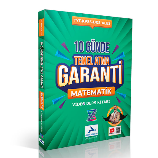 Paraf Yayınları Z Takımı TYT AYT Matematik 10 Günde Temel Atma Garanti