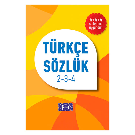 Parıltı Yayınları Türkçe Sözlük İlköğretim 2-3-4