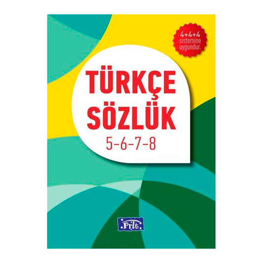 Parıltı Yayınları Türkçe Sözlük İlköğretim 5-6-7-8