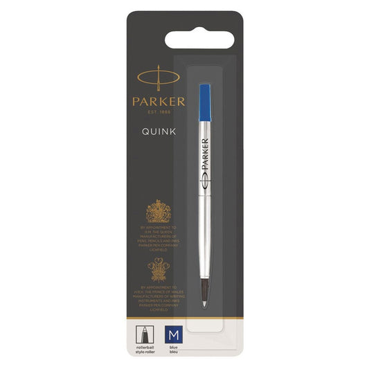 Parker Mavi Roller Kalem Refill M Uç - Akıcı Yazım ve Ofis Yedek Mürekkebi