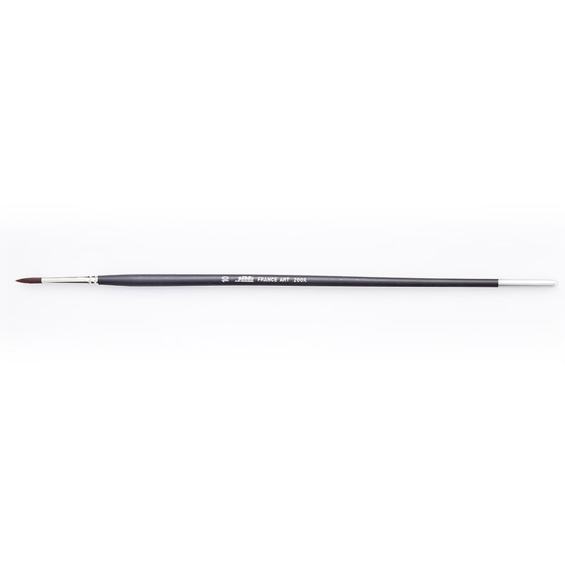 Pebeo Siyah Sentetik Yuvarlak Uç Uzun Sap Akrilik Boya Fırçası - Sanat, Resim ve Detay Fırçası