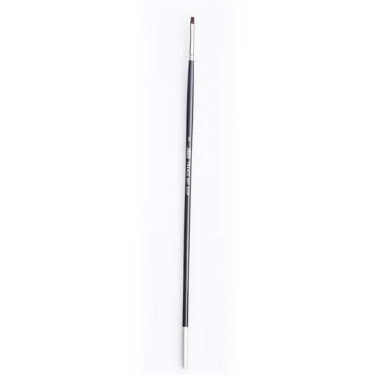Pebeo 200F/2 Siyah Sentetik Kıl Yağlı ve Akrilik Boya Fırçası - Düz Kesik Sanatçı Res