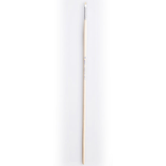 Pebeo Beyaz Uzun Kıl Düz Kesik Yağlı Boya Fırçası - Profesyonel Sanat ve Resim Fırçası