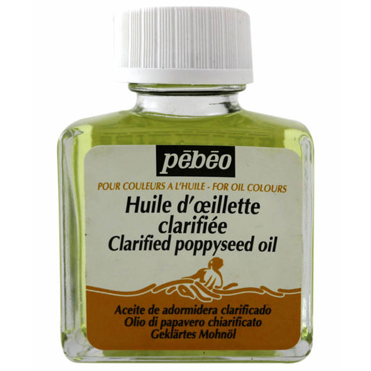 Pebeo Arıtılmış Haşhaş Yağı 75ml - Yağlı Boya Mediumu ve Sanatsal Yardımcı Malzeme