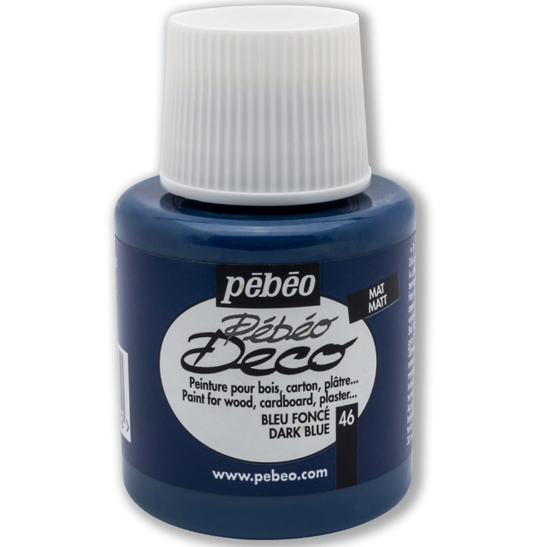 Pebeo Deco Koyu Mavi 110 ml Ahşap Boyası - Hobi, Dekorasyon ve El Sanatları Boyası