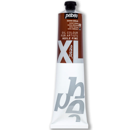 Pebeo Huile Fine XL Yanık Siena 200 ml Yağlı Boya - Sanatçı ve Hobi Resim Boyası