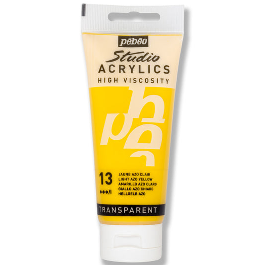 Pebeo Studio Açık Azo Sarı 100 ml Akrilik Boya - Sanat, Resim ve Hobi Çalışmaları İçin
