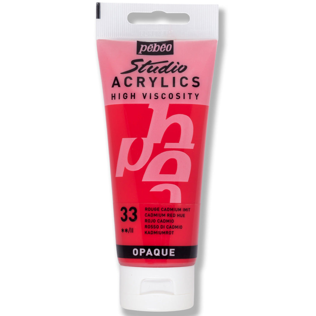 Pebeo Studio Kadmiyum Kırmızı 100 ml Akrilik Boya - Sanat, Resim ve Hobi Boyası