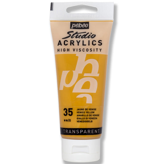 Pebeo Studio Venedik Sarısı 100 ml Akrilik Boya - Sanat ve Hobi Resim Boyası